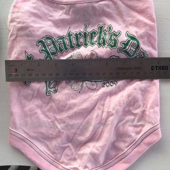OLD NAVY ST. PADDY’S DAY DOG TEE & HAT *DOG OR CAT HALLOWEEN COSTUME *PINK - Picture 11 of 16
